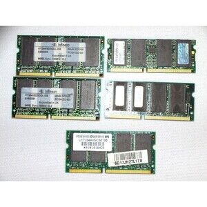 Infineon HYS64V8220GDL-8-B - 64MB Memory Module X2 + 3 Others Same Specs 320MB